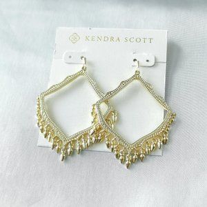 Kendra Scott Lacy Fringe Gold Earrings